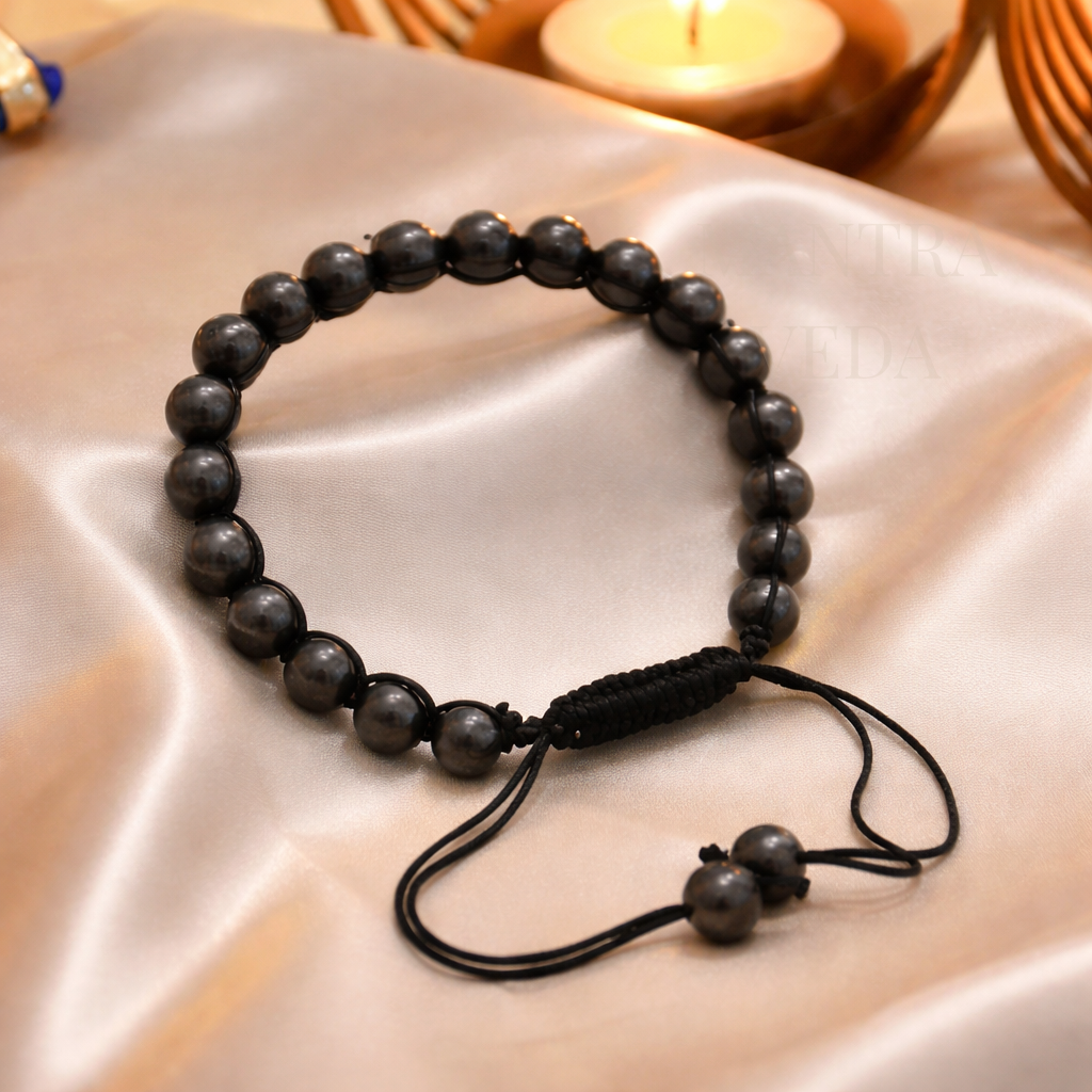 Pyrite Tie-up Bracelet
