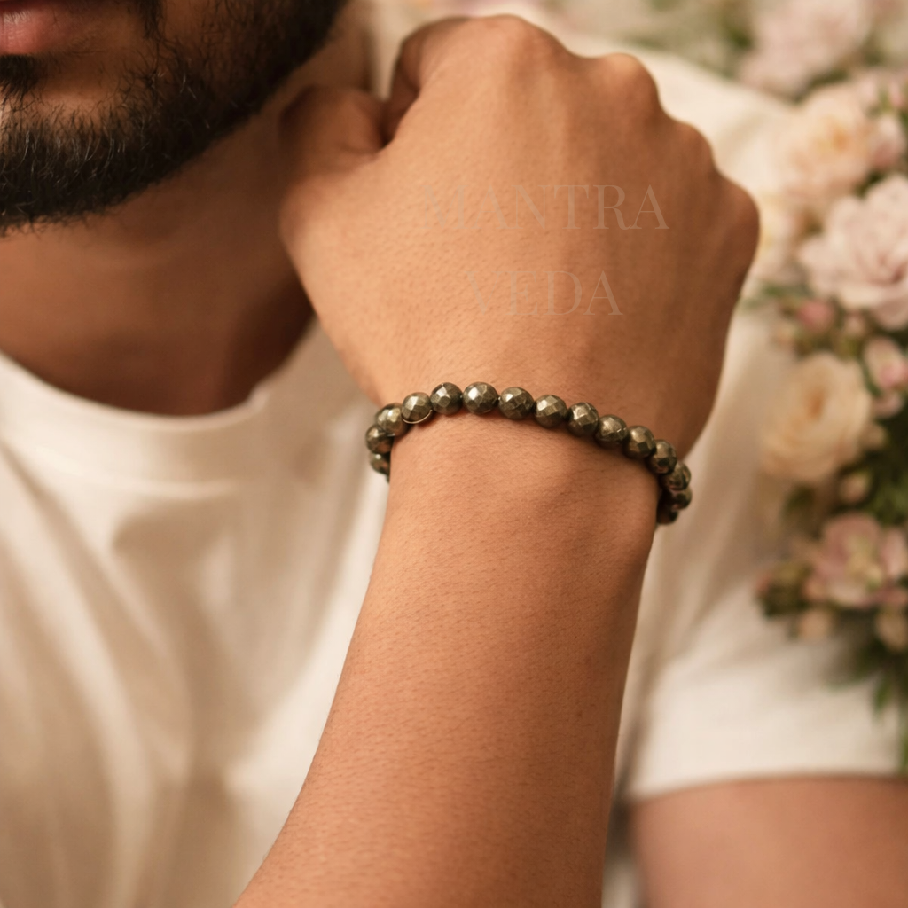 Pyrite Wealth Diamond-Cut Band