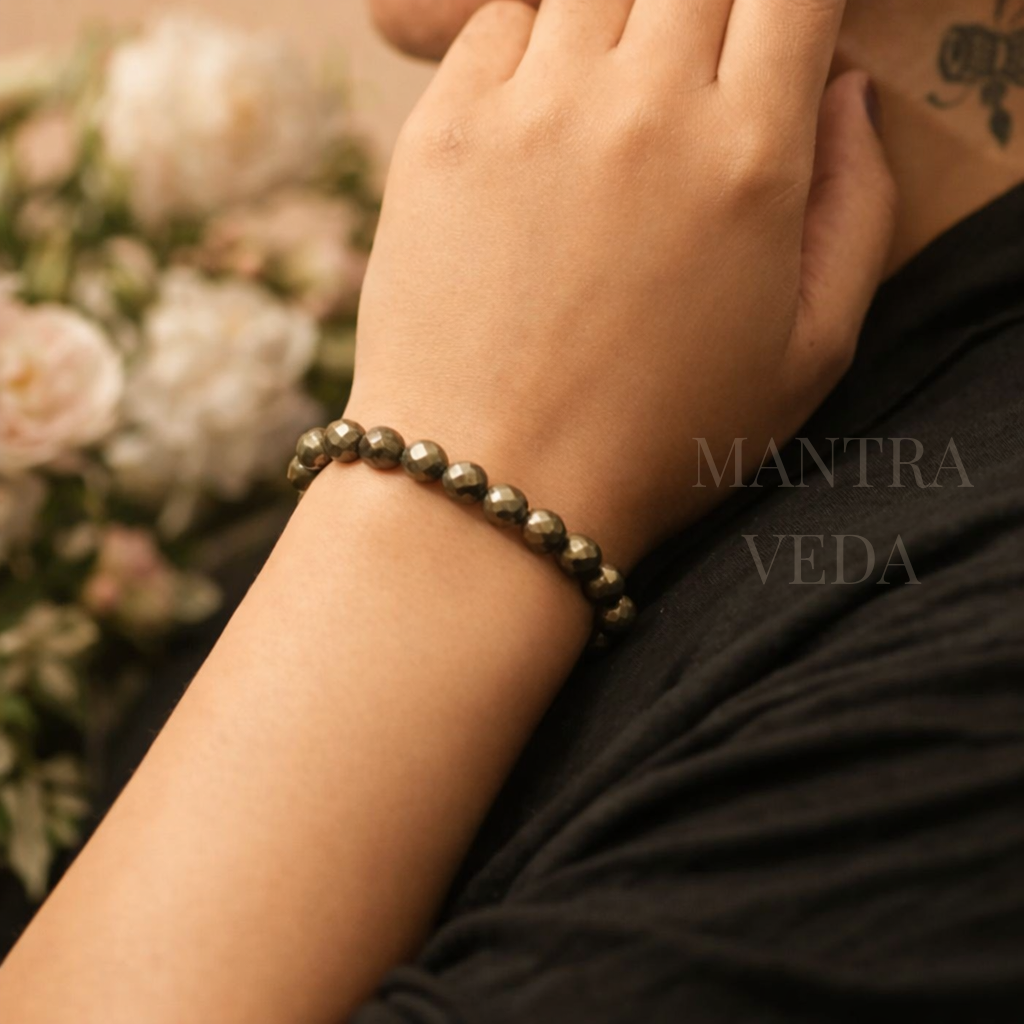 Pyrite Wealth Diamond-Cut Band