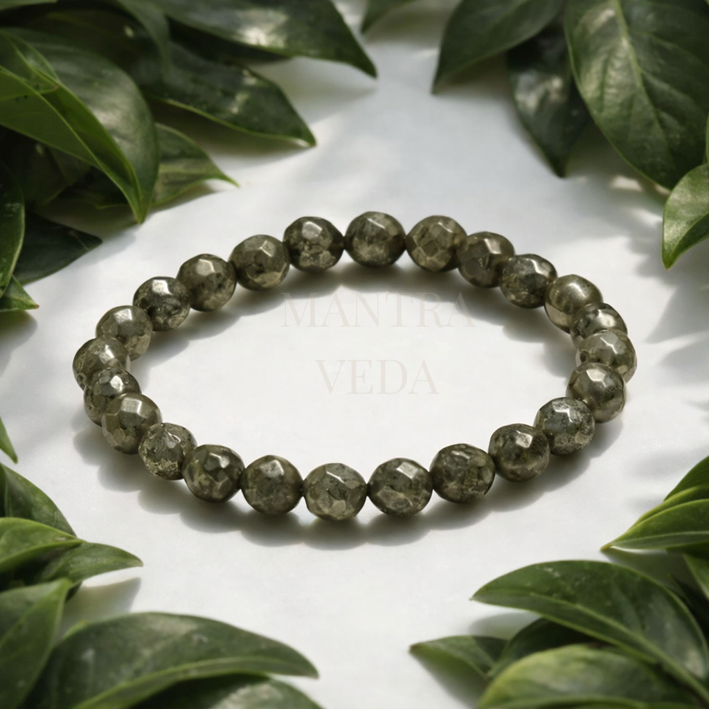 Pyrite Wealth Diamond-Cut Band