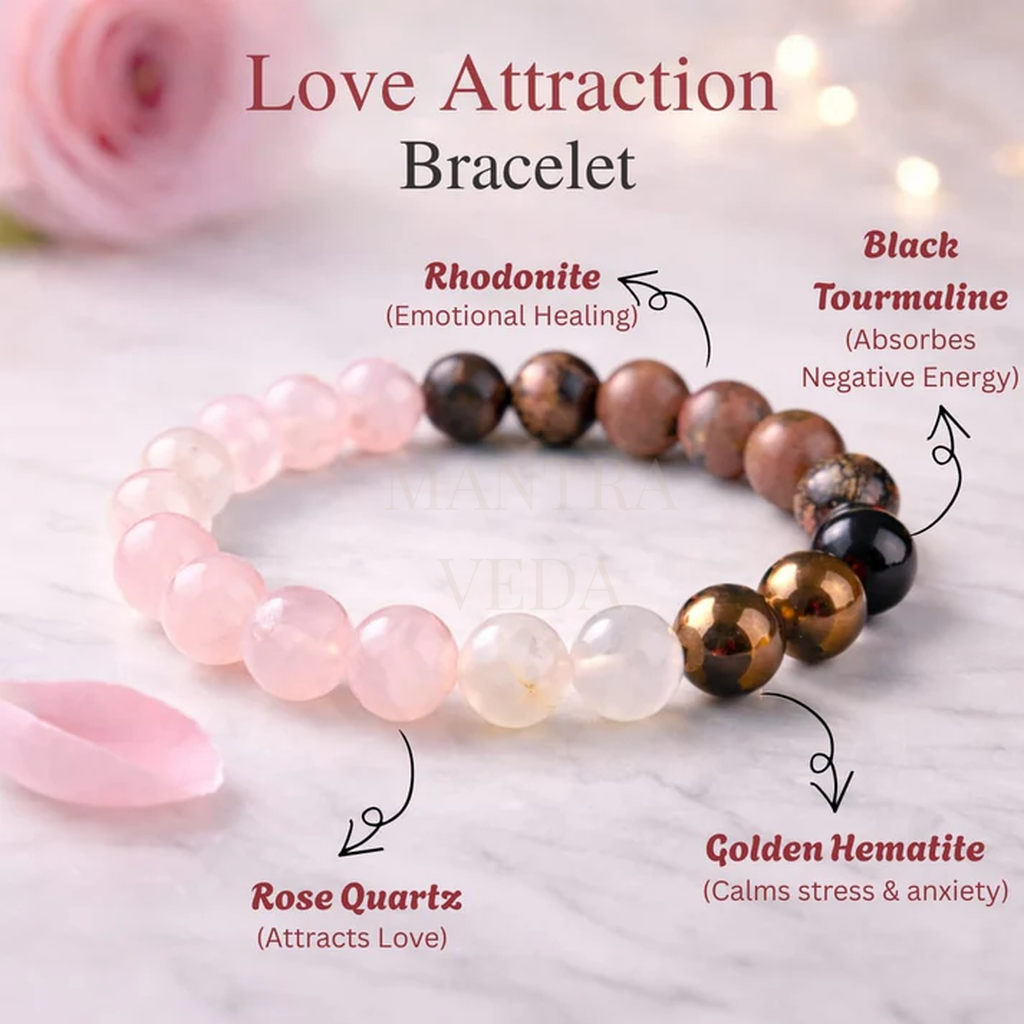 Love Attraction Bracelet for True Love, Self Love & Emotional Healing💖